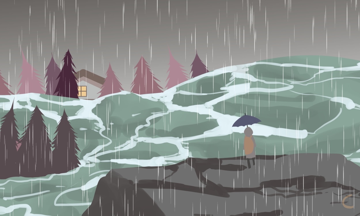 下雨的高情商朋友圈短语